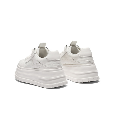 百丽百搭小白鞋女2025秋新厚底增高舒适休闲板鞋B2709CM5