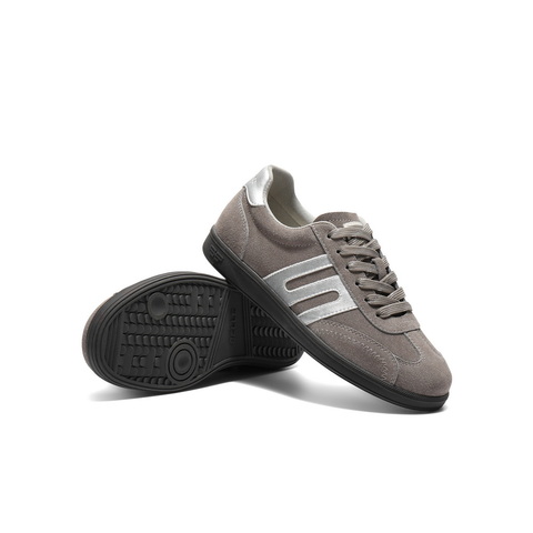 百丽学院风撞色跑道德训鞋女2025秋新商场同款薄底板鞋E2K1DCM5