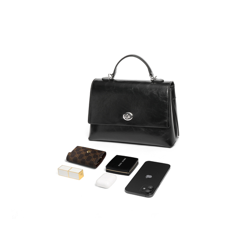 百丽包包女25秋季新商场同款高级简约质感单肩斜挎手提包JY128CX5