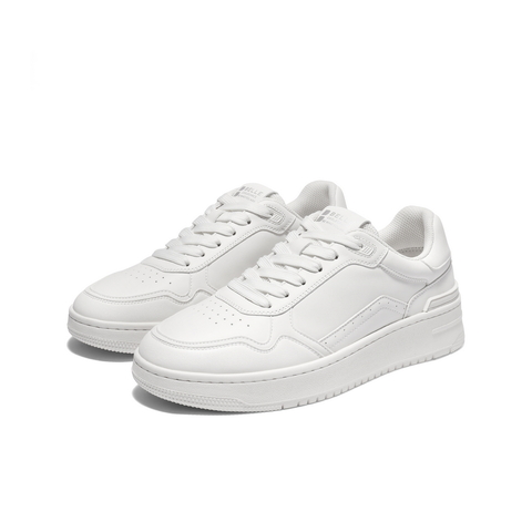 百丽百搭小白鞋男2025新款秋季商场同款舒适厚底休闲板鞋8UL01CM5