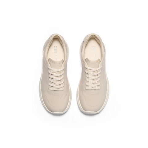 百丽舒适撞色老爹鞋女2025秋新商场同款厚底增高健步鞋E2H1DCM5