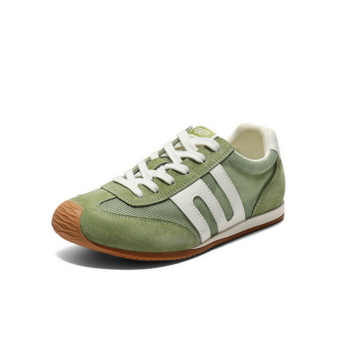 百丽撞色跑道阿甘鞋女2025秋新商场同款舒适薄底休闲鞋E3H1DCM5