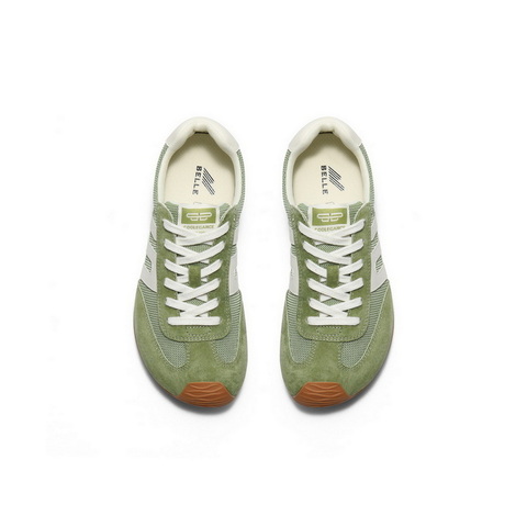 百丽撞色跑道阿甘鞋女2025秋新商场同款舒适薄底休闲鞋E3H1DCM5