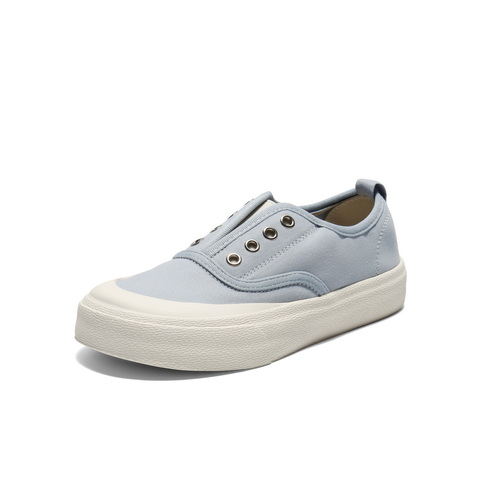 百丽便捷免系带帆布鞋女2025秋新舒适百搭休闲板鞋B2747CM5