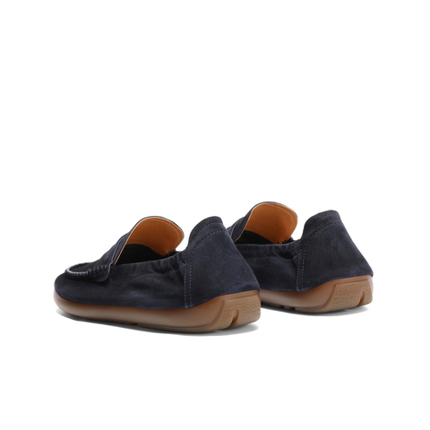 百丽一脚蹬休闲豆豆鞋男士2025秋季新款舒适软底乐福鞋A2045CM5