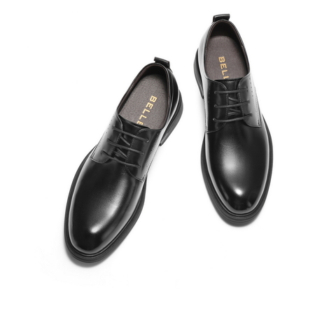 百丽绅士商务鞋男士2025新款秋季牛皮革职场通勤正装皮鞋A2066CM5