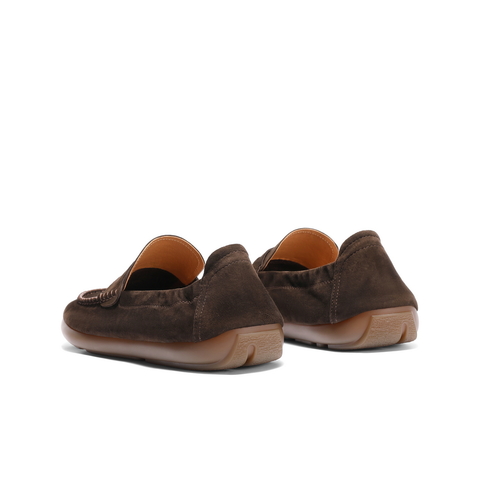 百丽一脚蹬休闲豆豆鞋男士2025秋季新款舒适软底乐福鞋A2045CM5