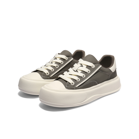 百丽网面透气休闲板鞋男2025新款秋季厚底增高时尚布鞋A2013CM5