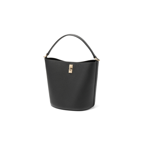 百丽包包女2025新款质感简约休闲百搭单肩斜挎手提水桶包BL812BX5