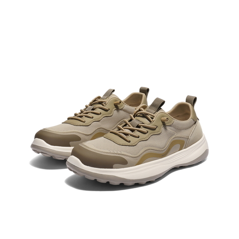 百丽网面透气休闲鞋男2025新款秋商场同款轻盈厚底运动鞋8VJ01CM5