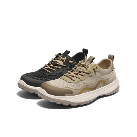 百丽网面透气休闲鞋男2025新款秋商场同款轻盈厚底运动鞋8VJ01CM5