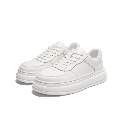 百丽厚底增高休闲板鞋男2025秋新商场同款复古潮搭工装鞋8QZ01CM5