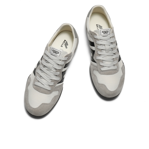 百丽户外休闲跑鞋男2025新款秋季跑道设计薄底运动阿甘鞋8VG01CM5