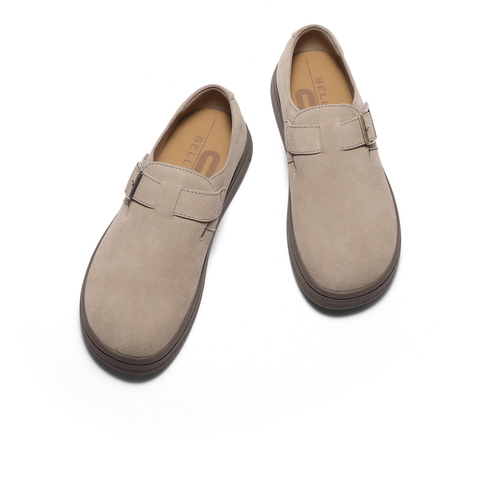 百丽复古全包勃肯鞋男2025新款秋商场同款户外休闲工装鞋8UA01CM5