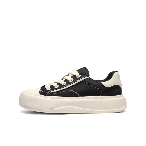 百丽网面透气休闲板鞋男2025新款秋季厚底增高时尚布鞋A2013CM5