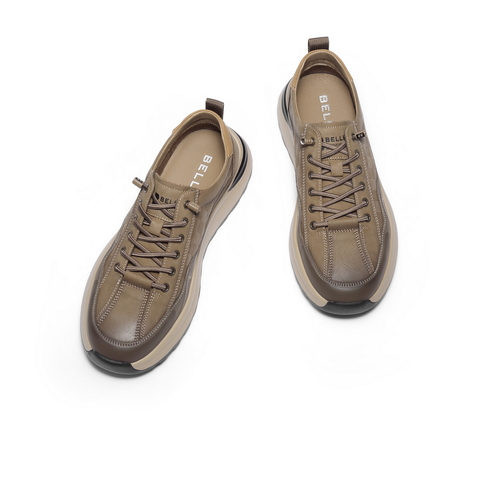 百丽厚底休闲运动鞋男鞋2025新款秋季商场同款户外工装鞋8VN01CM5