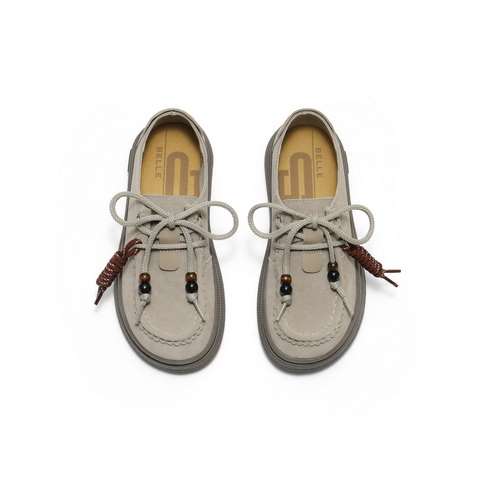 百丽复古串珠勃肯鞋女2025秋新商场同款厚底增高休闲鞋E1R1DCM5