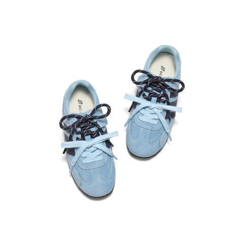 百丽时尚跑道赛车鞋女童2025秋新商场同款舒适薄底德训鞋SMG37C85