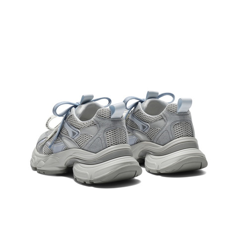 百丽时尚撞色老爹鞋女2025秋新厚底增高双鞋带休闲鞋E4D1DCM5