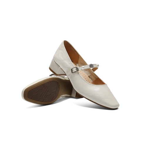 百丽复古时装玛丽珍鞋女2025秋新商场同款真皮高跟单鞋E3Z1DCQ5