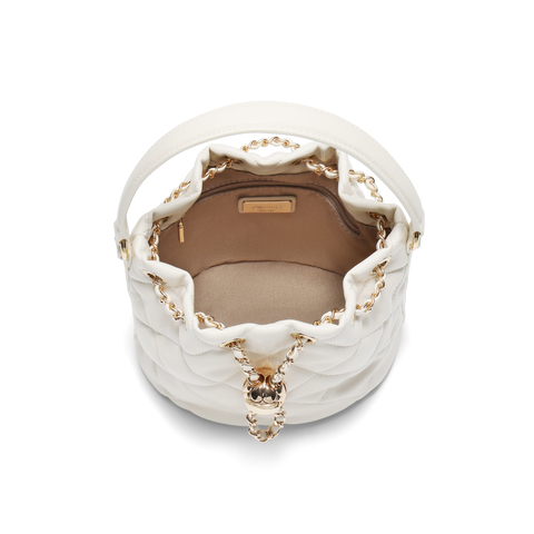 百丽包女2025秋新商场同款休闲小香风单肩斜挎手提水桶包X7403CX5