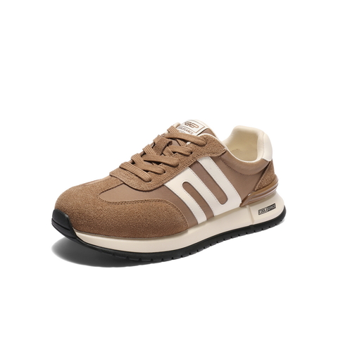 百丽复古休闲运动鞋男2025新款秋商场同款厚底慢跑阿甘鞋8UE01CM5