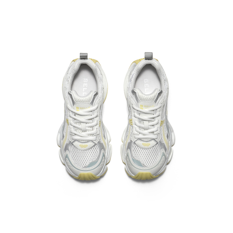 百丽机能风厚底增高老爹鞋女2025秋新透气大网孔休闲鞋B2736CM5