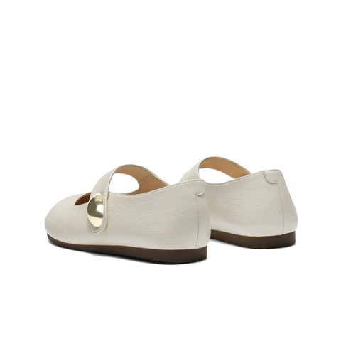 百丽简约时尚玛丽珍鞋女2025秋新可爱圆头魔术贴浅口单鞋B2782CQ5