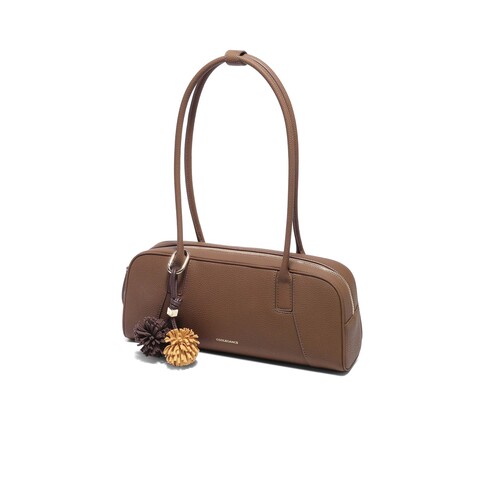 百丽包女25秋商场同款质感质感通勤miu系单肩波士顿包8547ACX5