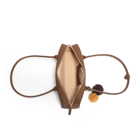 百丽包女25秋商场同款质感质感通勤miu系单肩波士顿包8547ACX5