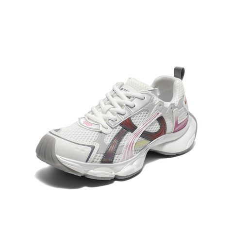 百丽机能风厚底增高老爹鞋女2025秋新透气大网孔休闲鞋B2736CM5