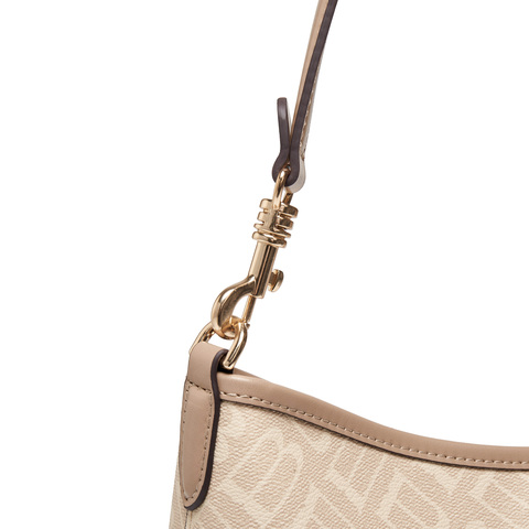 百丽包包女2025春新款复古休闲hobo单肩斜挎托特包X7199AX5