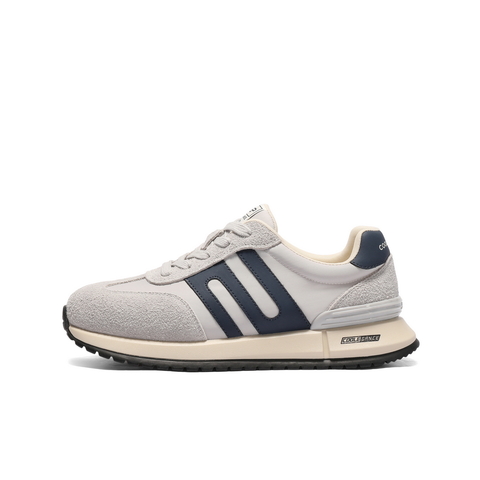 百丽复古休闲运动鞋男2025新款秋商场同款厚底慢跑阿甘鞋8UE01CM5