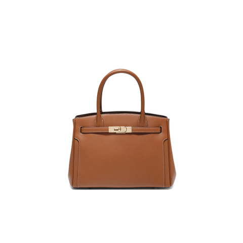 百丽包包女25秋新商场同款鎏金岁月铂金包单肩斜挎手提包JY125CX5