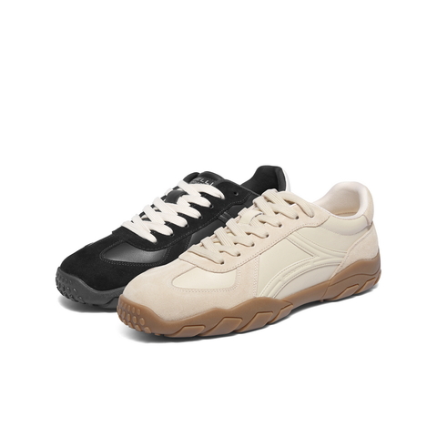 百丽复古潮搭德训鞋男2025新款秋商场同款休闲运动阿甘鞋8VL01CM5