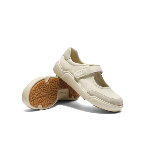 百丽拼接休闲玛丽珍鞋女2025秋新商场同款魔术贴休闲鞋E3R1DCQ5