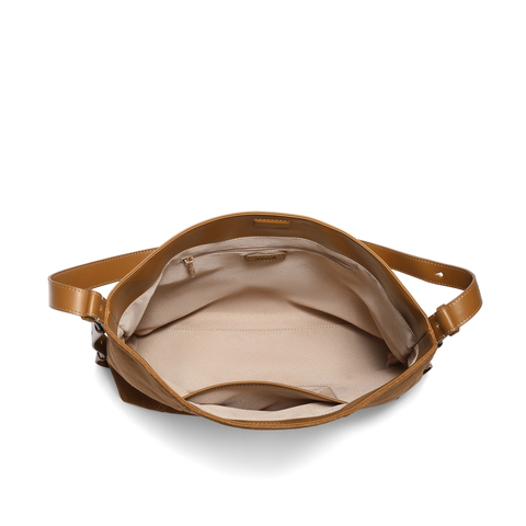 百丽包包女25秋商场同款复古绒面hobo包单肩斜挎托特包8562ACX5