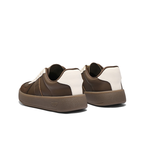 百丽复古潮搭休闲鞋男鞋2025新款秋季运动德训鞋撞色板鞋A2197CM5