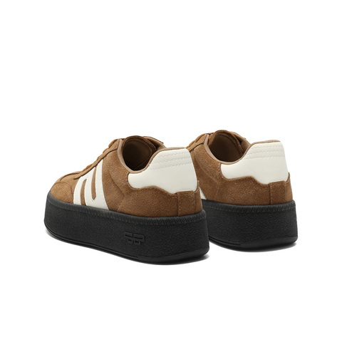 百丽时尚撞色跑道德训鞋女2025秋新商场同款百搭休闲鞋E2E1DCM5