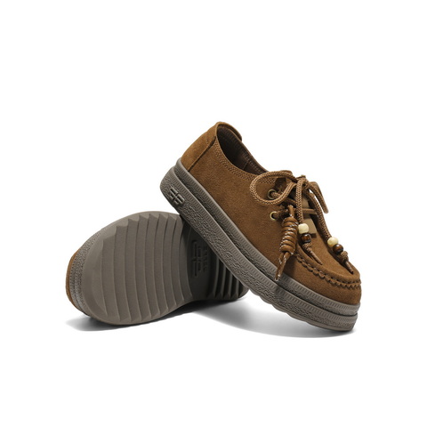 百丽复古串珠勃肯鞋女2025秋新商场同款厚底增高休闲鞋E1R1DCM5