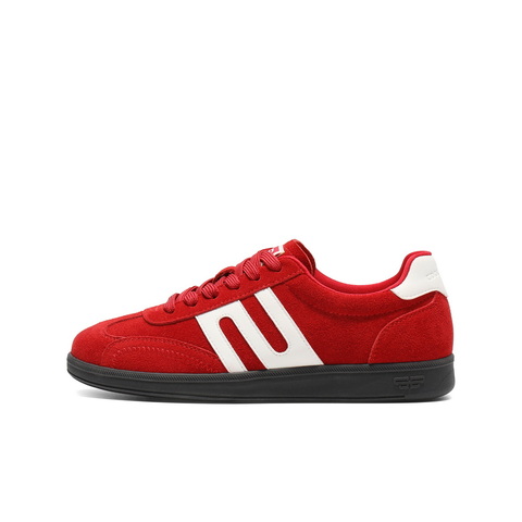 百丽学院风撞色跑道德训鞋女2025秋新商场同款薄底板鞋E2K1DCM5