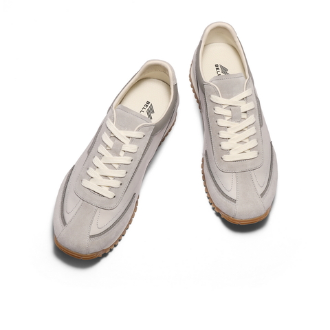 百丽户外运动慢跑鞋男鞋2025新款秋季厚底复古休闲阿甘鞋A2058CM5