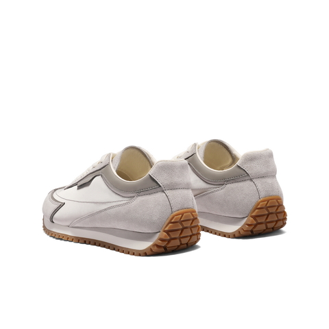 百丽户外运动慢跑鞋男鞋2025新款秋季厚底复古休闲阿甘鞋A2058CM5