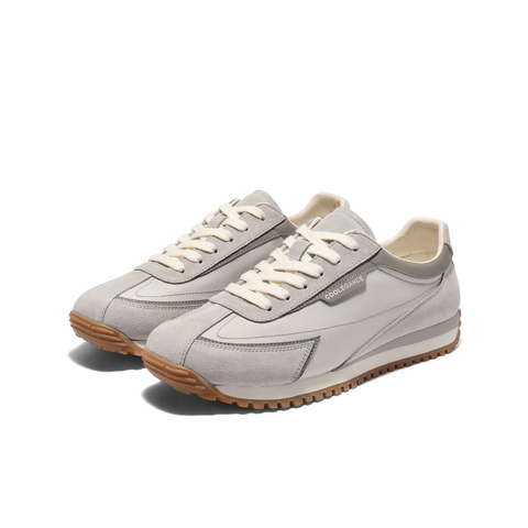 百丽户外运动慢跑鞋男鞋2025新款秋季厚底复古休闲阿甘鞋A2058CM5