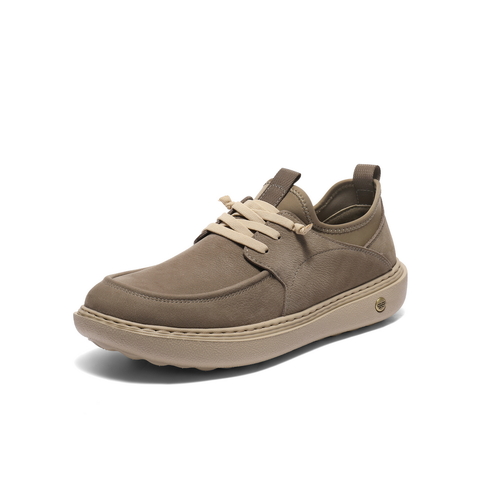 百丽轻盈厚底户外工装鞋男2025新款秋季舒适简约休闲板鞋L6010CM5