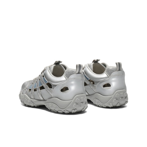 百丽闪耀水钻老爹鞋女2025秋新商场同款透气镂空休闲鞋E4B1DCM5