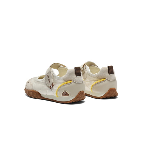 百丽撞色德训鞋女童2025秋新款商场同款魔术贴薄底休闲鞋80030C85