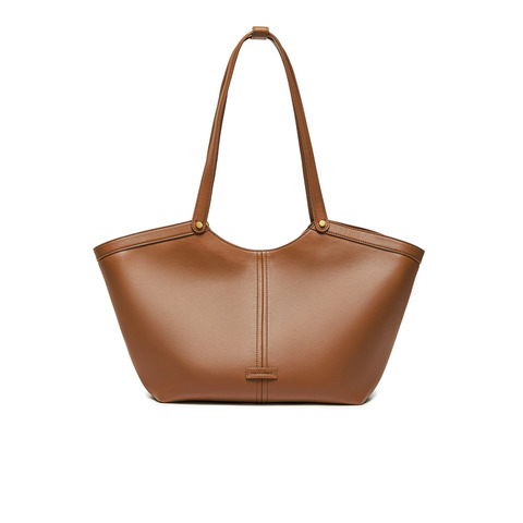 百丽包女25秋商场同款高级质感通勤大容量单肩手提托特包8573DCX5