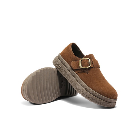 百丽复古简约勃肯鞋女2025秋新商场同款厚底增高休闲单鞋D4V1DCM5