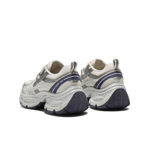 百丽拼接撞色老爹鞋女2025秋新商场同款增高厚底休闲鞋E4Q1DCM5